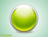 Photoshop制作一个漂亮的绿色水晶球教程