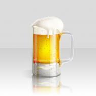 Photoshop制作一杯溢出泡沫的啤酒杯教程