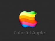 Photosho设计炫彩炫色的苹果条纹效果教程