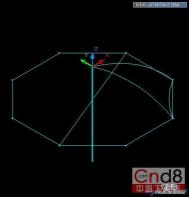 AutoCAD建模实例教程：绘制雨伞(3)教程
