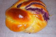 紫薯翻花面包的家常做法