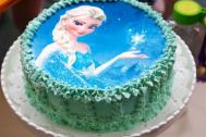 冰雪奇缘公主生日蛋糕怎么做