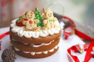 正宗过个萌萌的圣诞节——圣诞欢乐巧克力裸蛋糕的做法