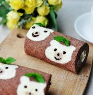 可爱小熊蛋糕卷怎么做