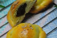#九阳烘焙剧场亲子烘焙#柿饼帽子面包的吃法
