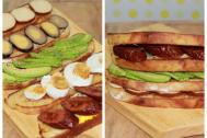 晚上烤面包 早上三明治——营养 快速怎么做