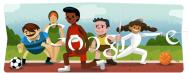 伦敦奥运会Google标志设计作品