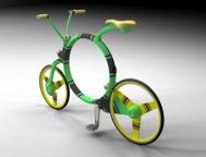 Josef Cadek设计的可折叠自行车