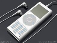 苹果的概念音乐手机：iphone&hipone D