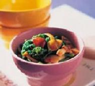 油菜花菇蕈泡菜的吃法