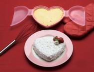 心型可爱饭盒菜谱(5)心型蛋糕DIY的家常做法