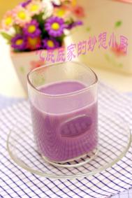 紫薯牛奶豆浆的做法
