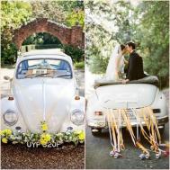 被遗弃的浪漫 用古董车为婚纱摄影增添风味