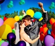 如何使用气球让婚纱摄影更精彩