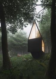 一间森林小木屋