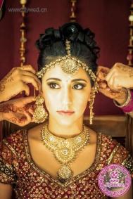 传统印度新娘发型
