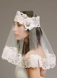最风情的新娘面纱造型