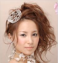 日系甜美新娘发型