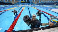 水下摄影师记录奥运精彩瞬间