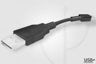 ps绘制逼真USB电缆教程