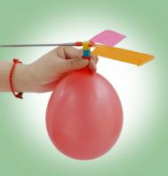 科技小制作 DIY气球直升机