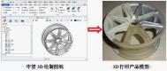 CAD：3D打印汽车轮毂