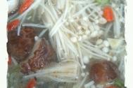 菌类豆腐汤的教程