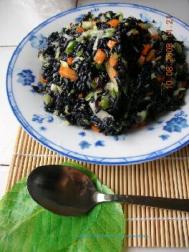如何做透抽紫米饭好吃 透抽紫米饭的做法