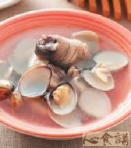 猪肝蛤蜊汤的做法 猪肝蛤蜊汤的家常做法