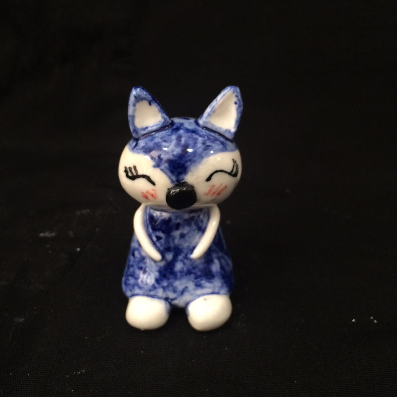 手工制作陶瓷狐狸