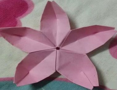 纸樱花的折法 纸樱花怎么折