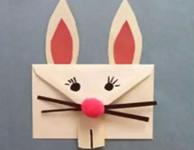 可爱的圣诞兔子信封  兔子信封的制作方法