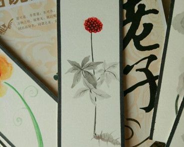 DIY手绘画之漂亮的花朵手绘书签
