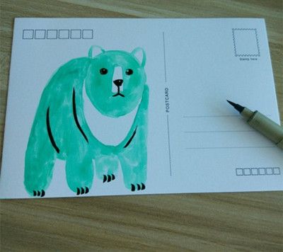 可爱小熊绘制步骤 呆萌小动物漫画