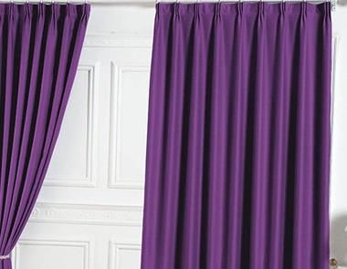 紫色窗帘怎么搭配