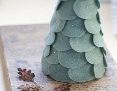 如何利用不织布制作漂亮的圣诞树