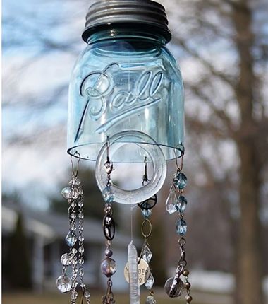 怎样用玻璃杯制作风铃  玻璃瓶制作玻璃风铃DIY教程
