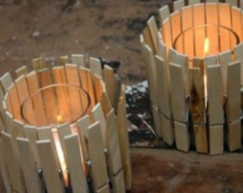 简易温馨的手工烛台 易拉罐变身木艺烛台教程
