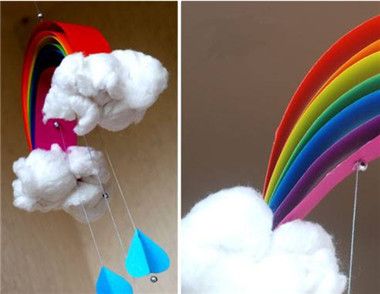 【创意DIY】怎么制作出美丽的彩虹风铃