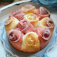 最正宗的玫瑰花朵面包做法