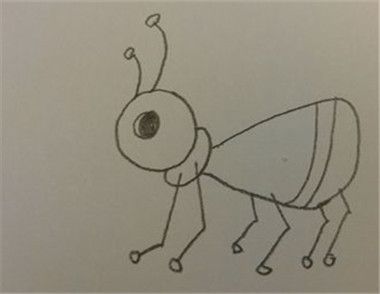 蚂蚁简笔画如何制作