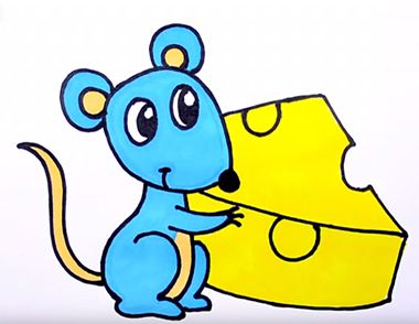 老鼠简笔画  老鼠简笔画怎么画？