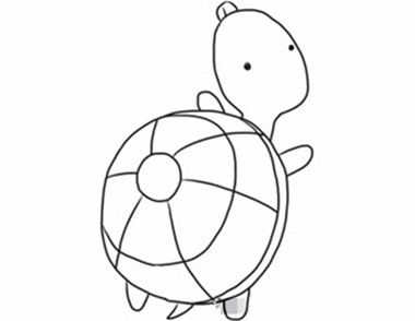乌龟的简笔画教程