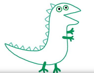 恐龙简笔画步骤教程  恐龙简笔画怎么画