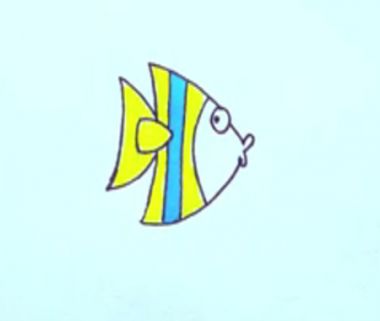 小鱼儿的简笔画怎么画  如何用简笔画画一个小鱼