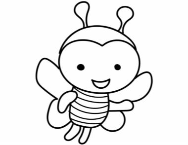 蜜蜂简笔画教程 蜜蜂简笔画图解步骤