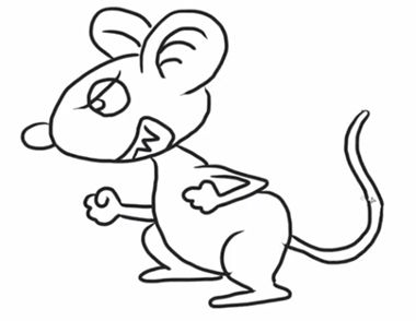 生气的老鼠简笔画教程 老鼠怎么画