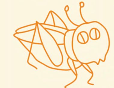 可爱的蟋蟀简笔画教程 可爱的蟋蟀简笔画怎么画