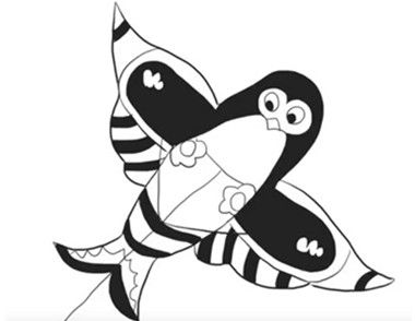 燕子风筝的简笔画视频教程 怎么画风筝的简笔画