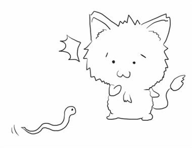 惊吓的小猫简笔画教程 惊吓的小猫怎么画